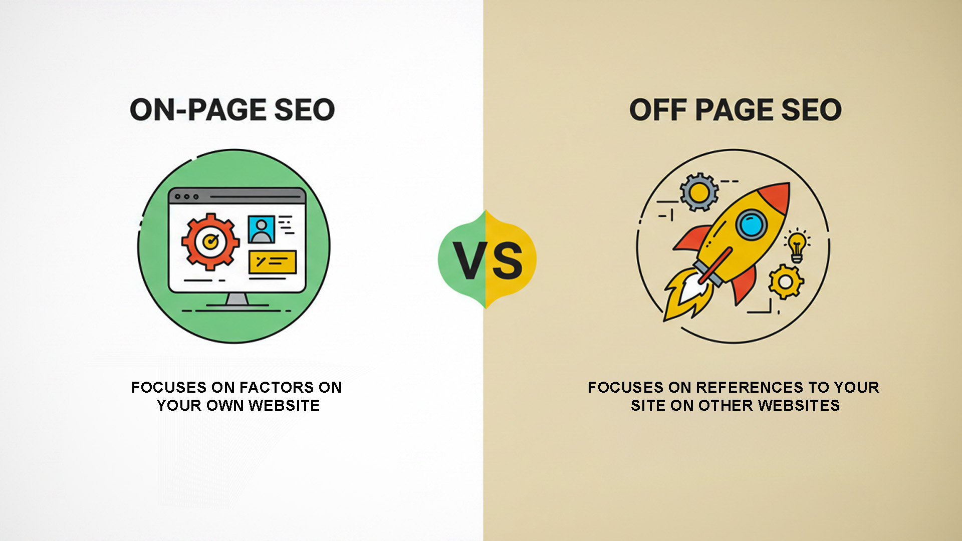 Strategic Differences Between On Page And Off Page Seo