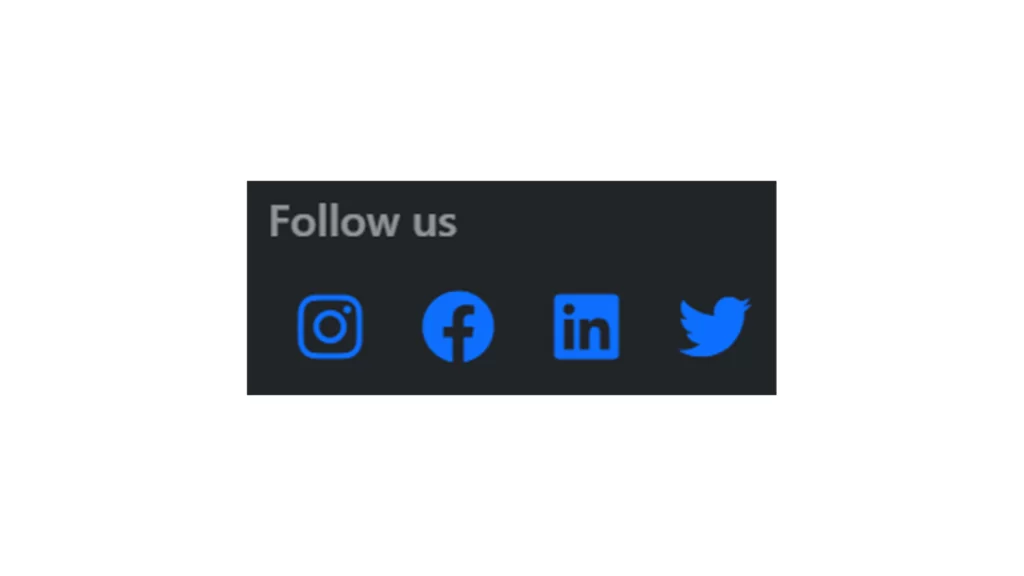 Footer Socials