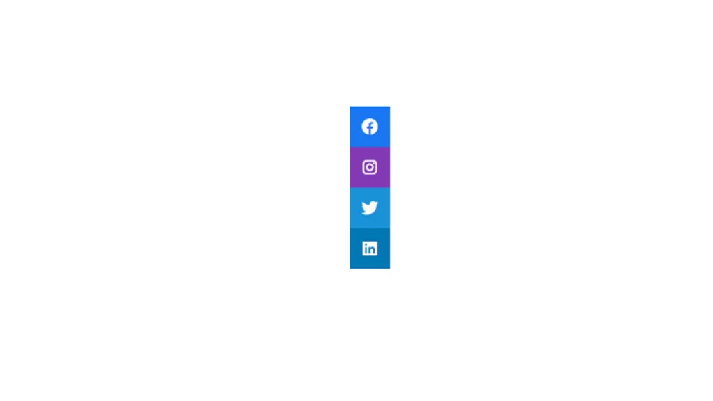 Social Sticky Menu
