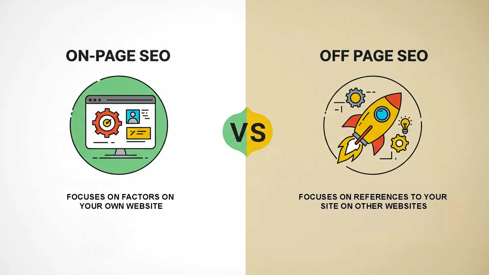 Strategic Differences Between On Page And Off Page Seo