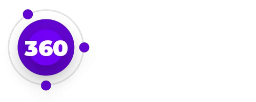 360 Design Logo White